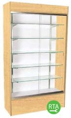 48 inch Maple Wall Unit Display Case Ready to Assemble