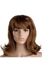 Brunette Shoulder Length Mannequin Wig