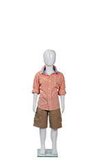 White Glossy Youth Mannequin