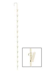 Metal Spring Clip 12 Hook Merchandiser Strip