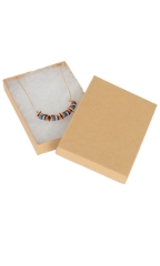 5 ¼ x 3 ¾ x 7/8 inch Cotton Filled Jewelry Boxes - Case of 100