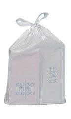 White Plastic Drawtape Bags - Case of 250