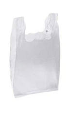 Medium Clear Plastic T-Shirt Bags - Case of 1,000