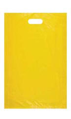 Large High Density Yellow Plastic Merchandise Bags - Case of 1,000