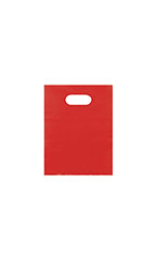 Small Lightweight Low Density Red Merchandise Bags - Case of 1,000