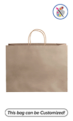 Large Kraft Premium Folded Top Paper Bags