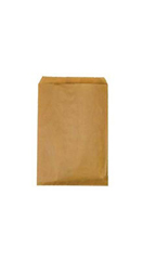 Small Natural Kraft Paper Merchandise Bags - Case of 1,000