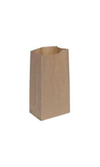 Small Natural Paper Sacks - Case of 1,000