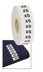 Wrap Around Clothing Size Labels   -Size XS