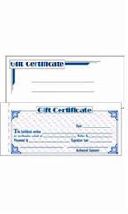 Gift Certificate Kits