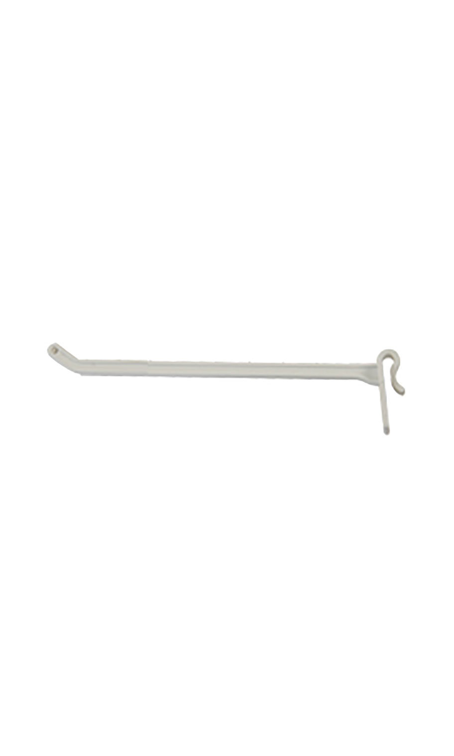 4" White Plastic Hooks For Wire Counter Racks