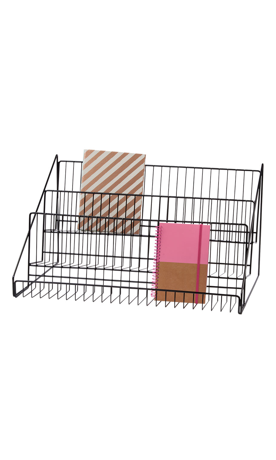 3Tier Black Wire Countertop Rack