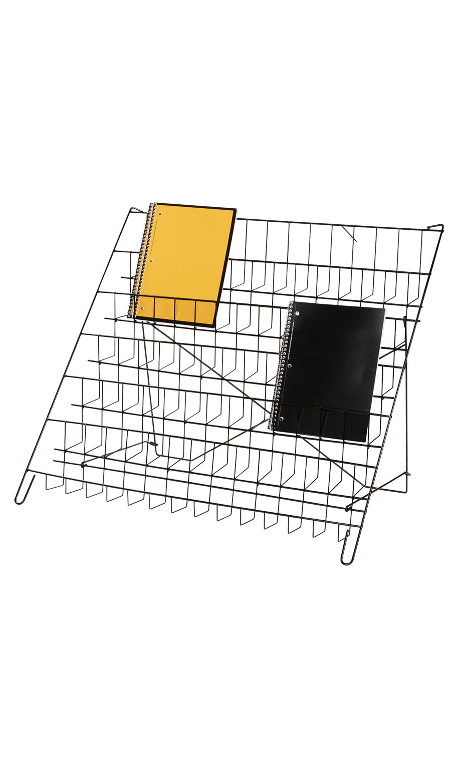 6Tier Black Wire Countertop Rack