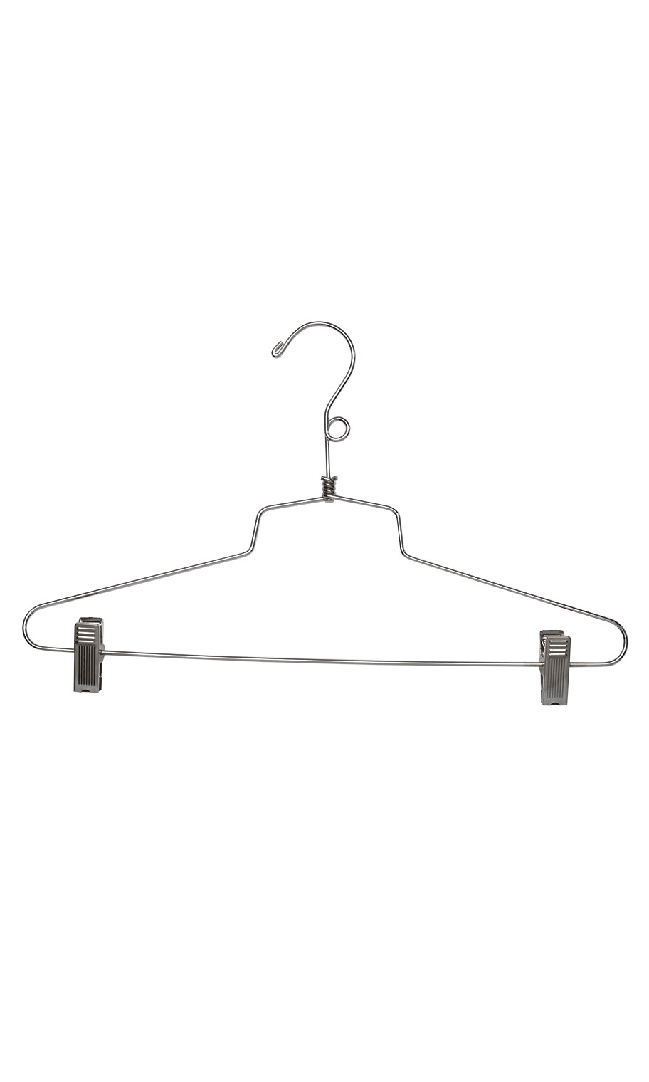 Chrome Metal All Purpose Hangers with Hook 16" SSW