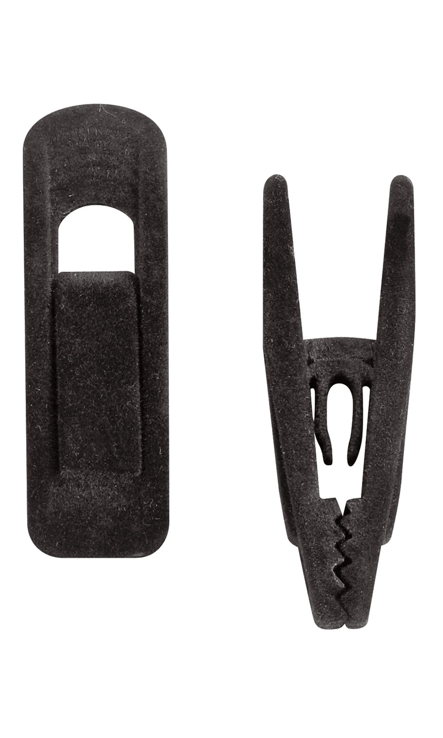 Black Velvet Hanger Clips 100 Pack Simple Retail