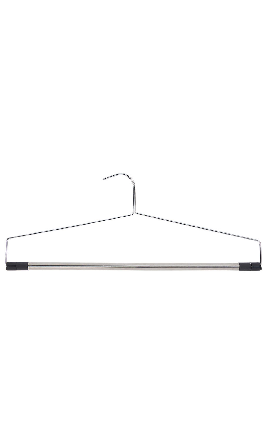 22 inch Chrome Metal Linen Hanger Store Supply Warehouse