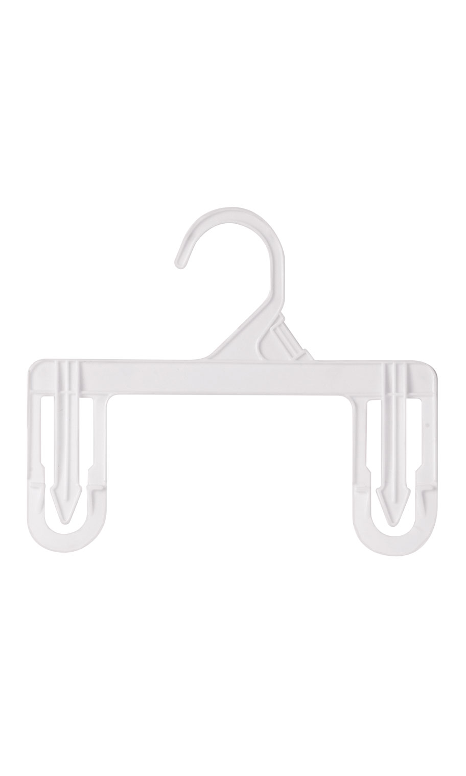 Children’s Pants Hangers White Plastic Skirt Hanger SSW