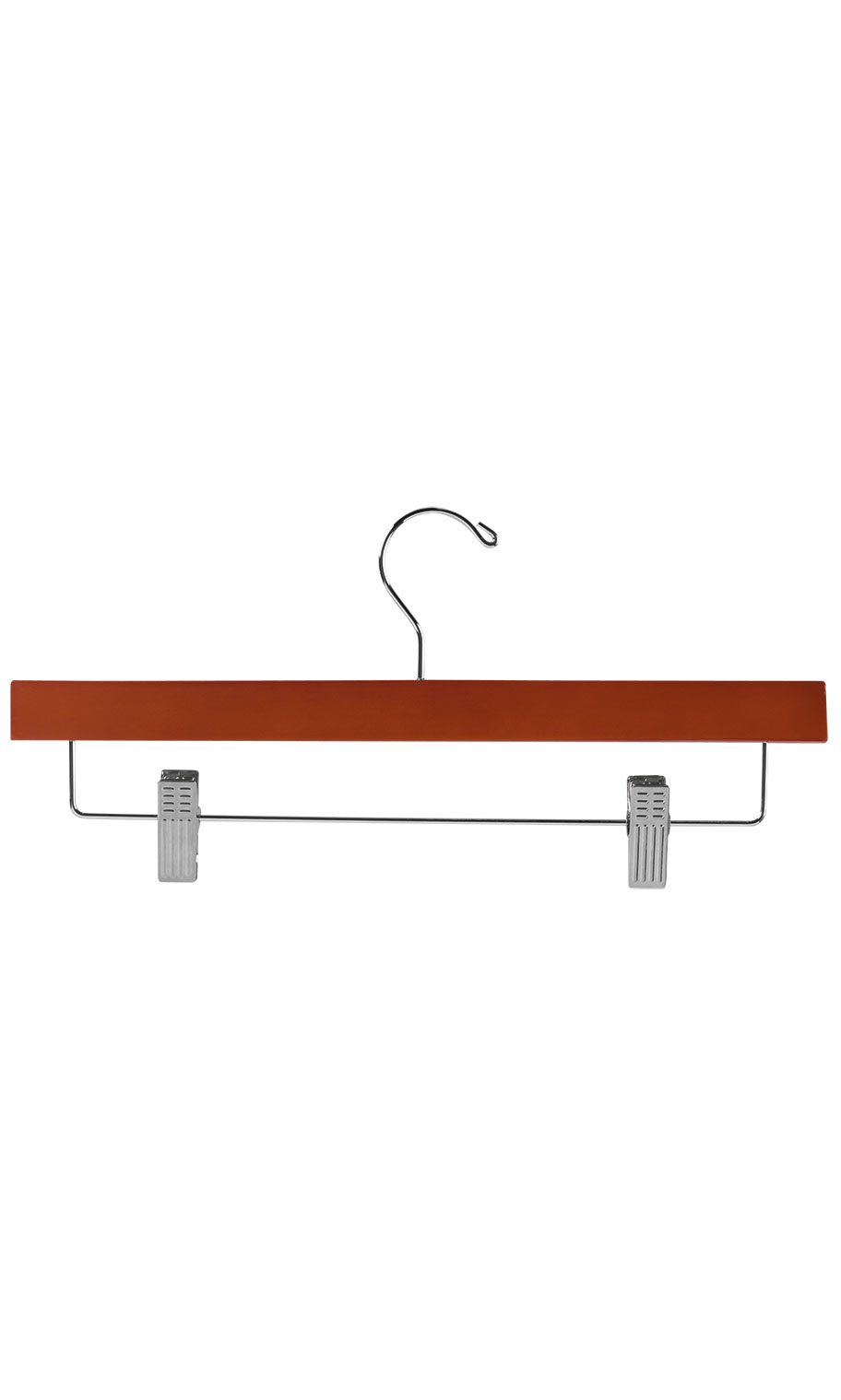 Wholesale Cherry Wooden Pant & Skirt Hangers 14" Store Supply