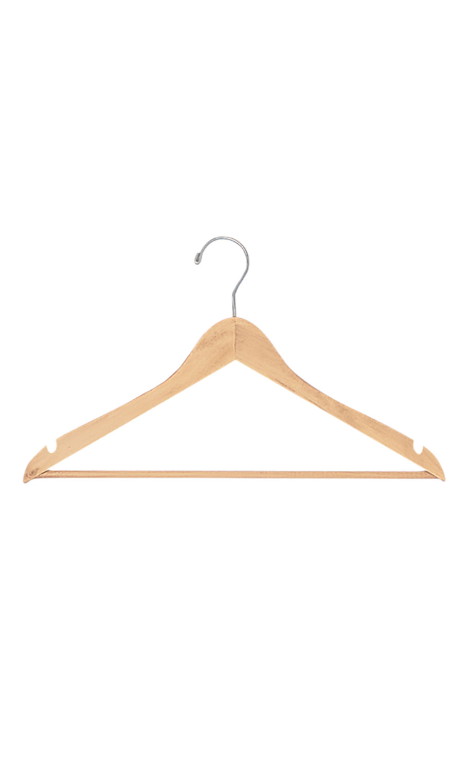 Wholesale All Purpose Wooden Hangers 17" Store Supply Warehouse