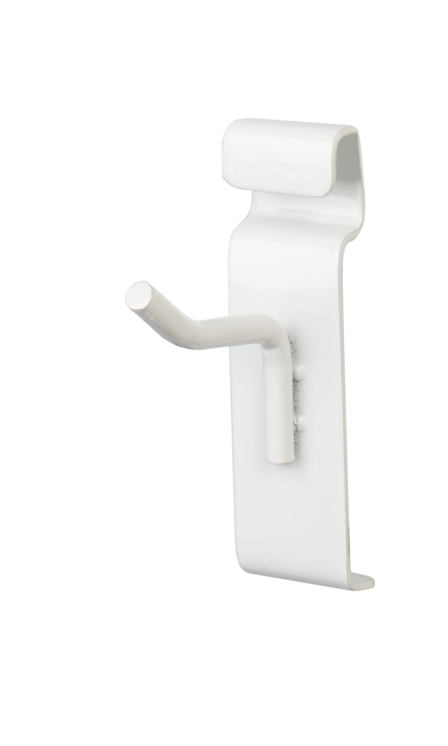 White Peg Hooks for Grid Wall 2" Store Supply Warehouse