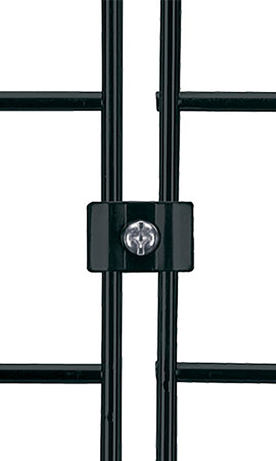 Black Wire Gridwall Panel Connector Store Supply Warehouse