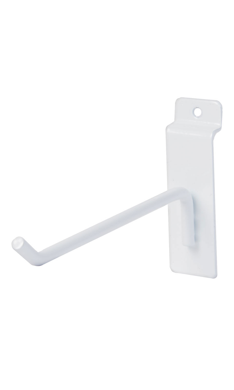Wholesale White Slatwall Hooks 6" Store Supply Warehouse
