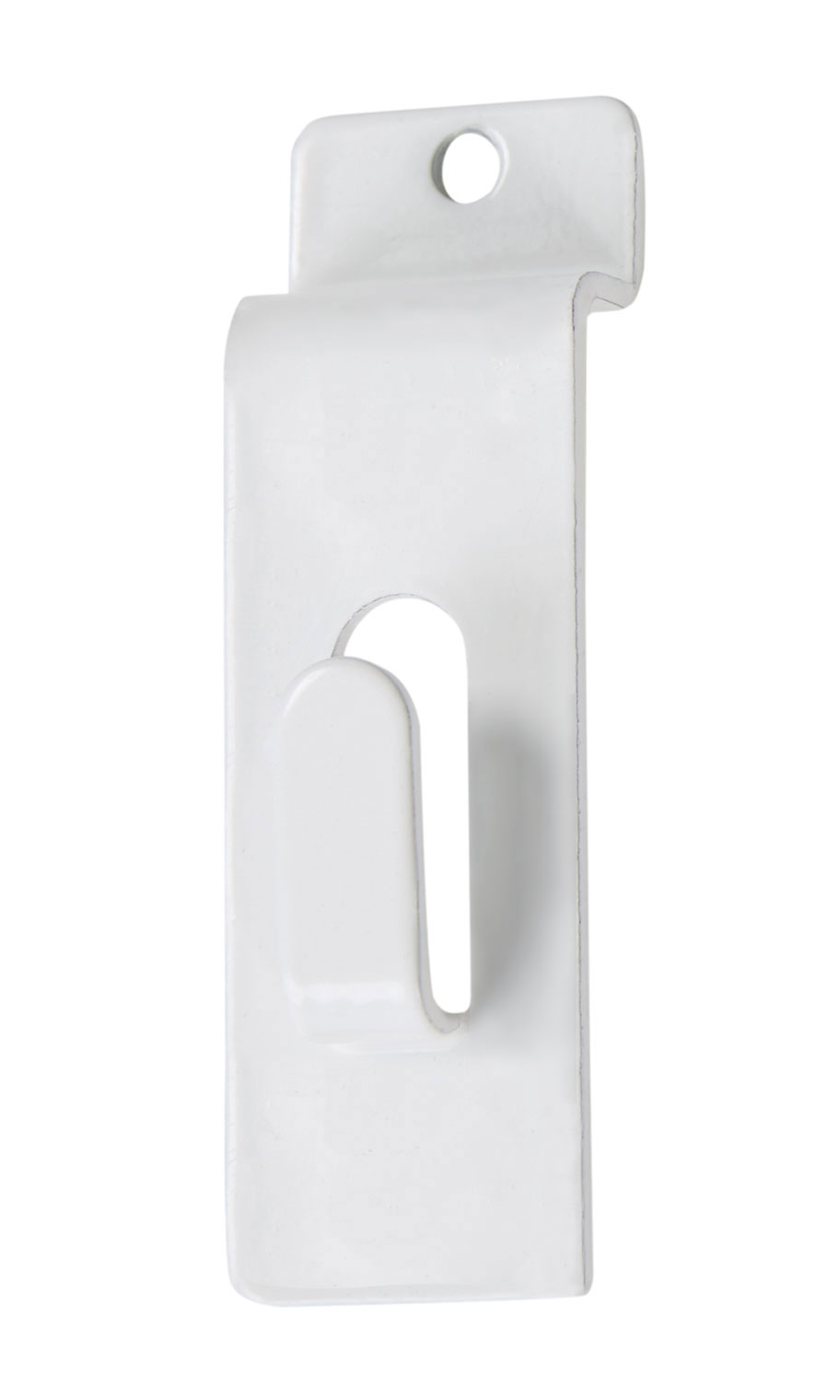 White Slatwall Notch Hooks Store Supply Warehouse