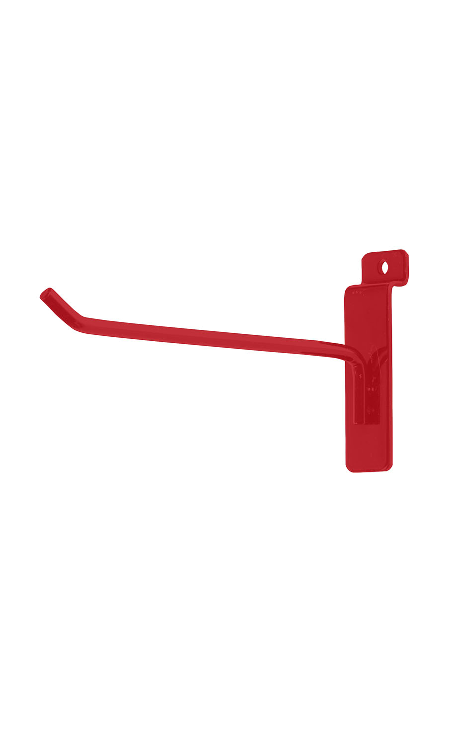 Berry Red 6" Slatwall Peg Hook Store Supply Warehouse