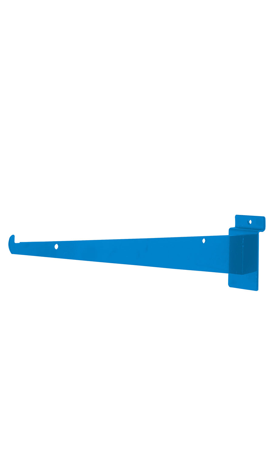 Blue 12" Slatwall Shelf Bracket Store Supply Warehouse