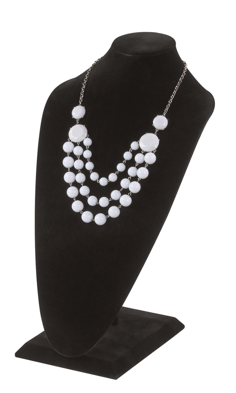 Tall Black Velvet Necklace Display Store Supply Warehouse