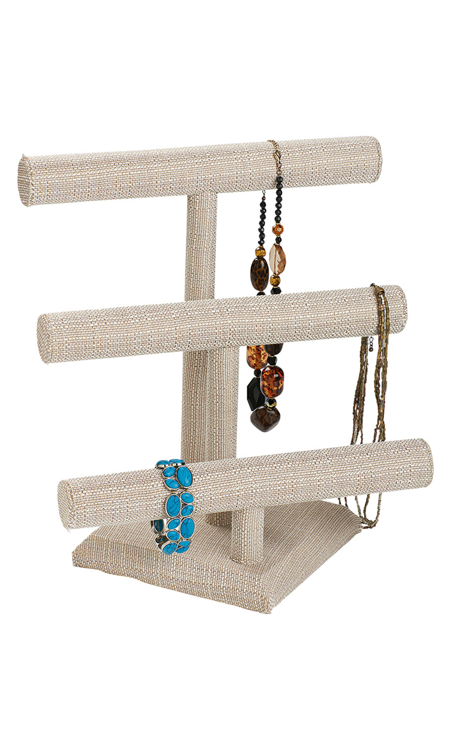 3Tier Linen Jewelry Display Store Supply Warehouse