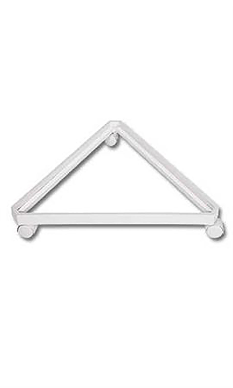 White Triangle Grid Wall Display Base with Casters Store Supply