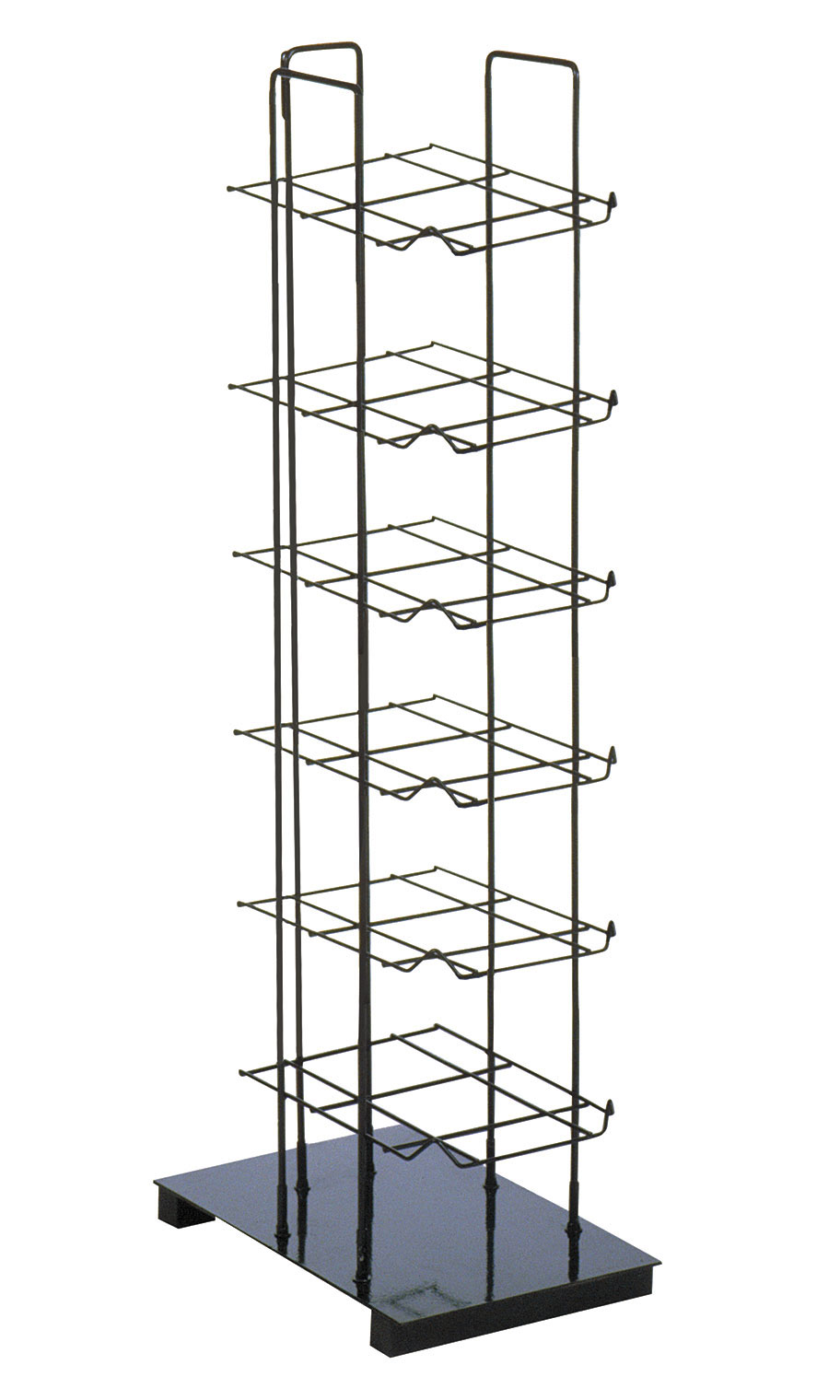 Black Countertop Hat Holder Tower 38"H x 10"W SSW