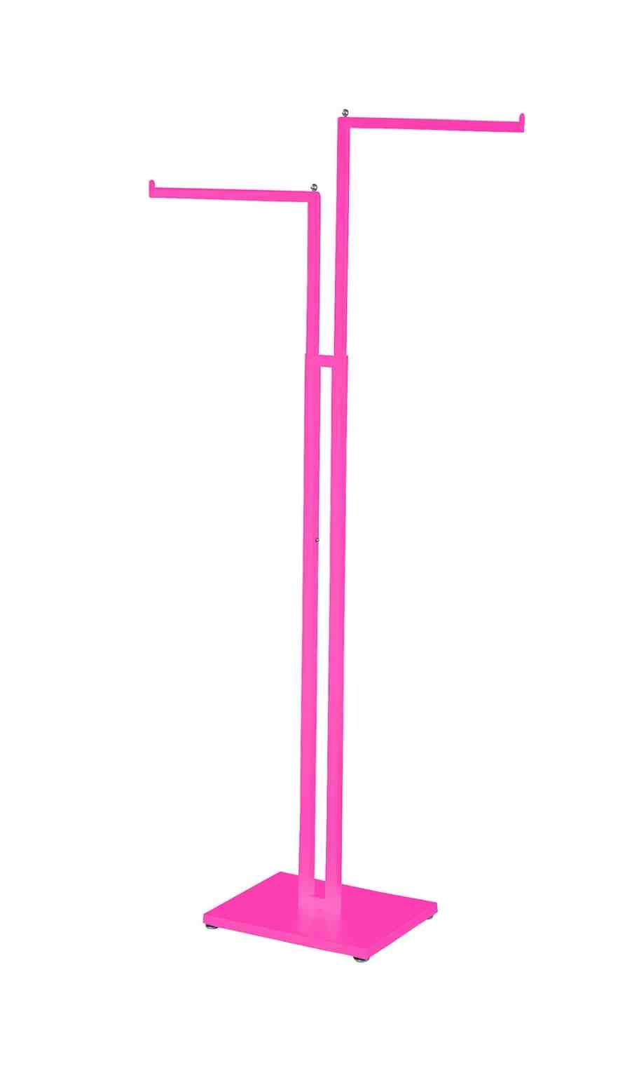 Hot Pink 2Way Clothing Rack Store Supply Warehouse