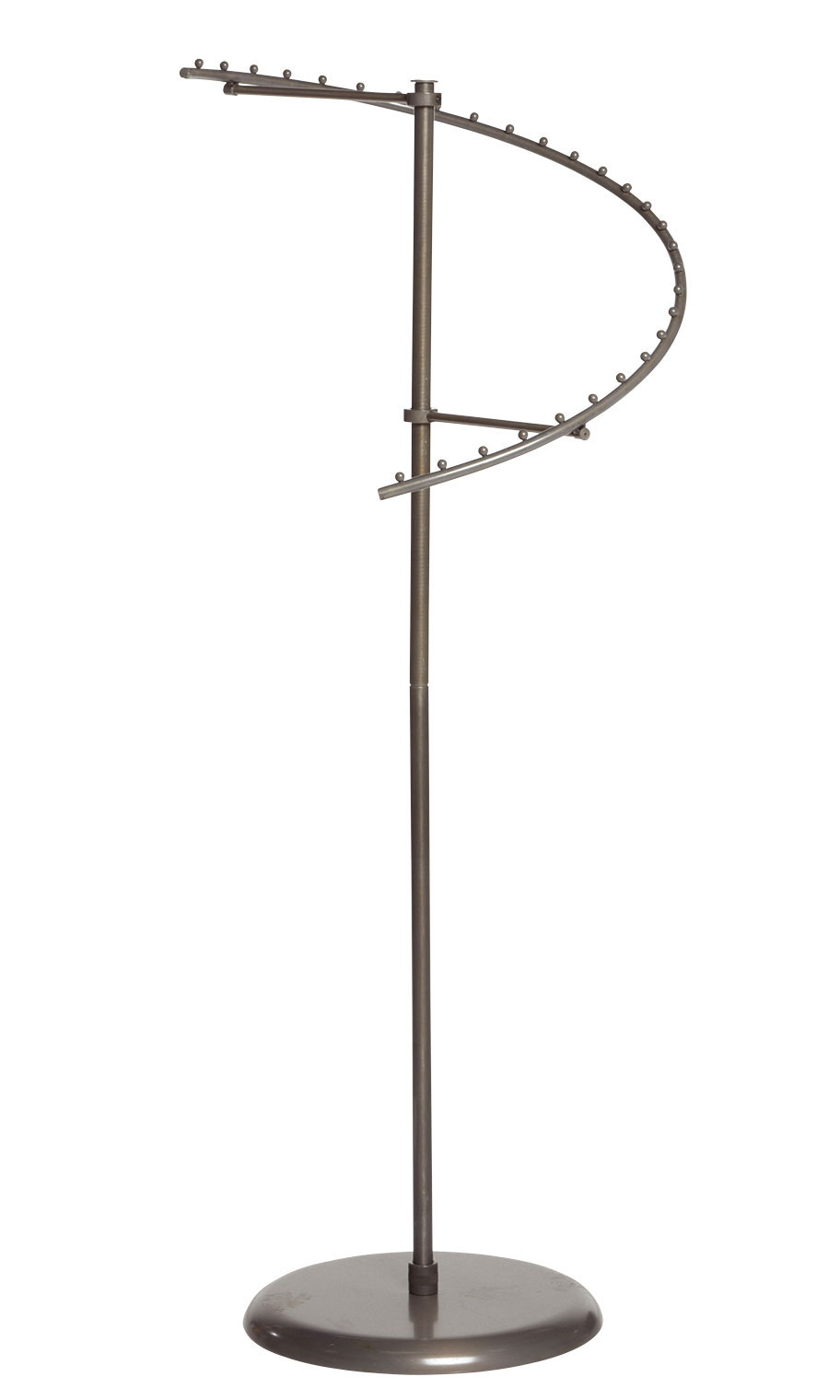 Raw Steel Boutique Spiral Clothing Rack Store Supply Warehouse