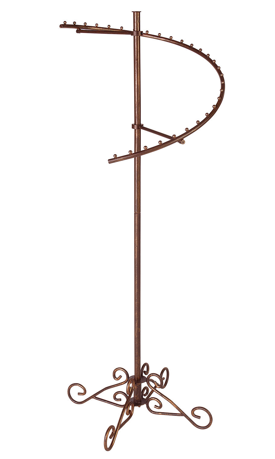 Boutique Cobblestone Spiral Clothing Rack Store Supply