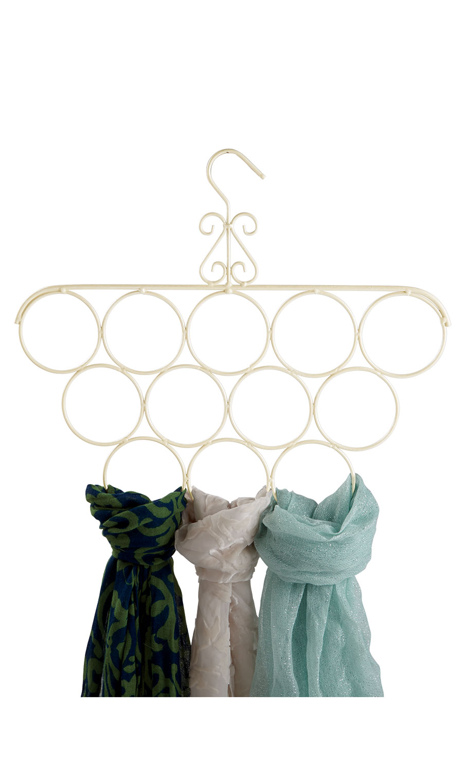Boutique Ivory Scarf Hanger Store Supply Warehouse