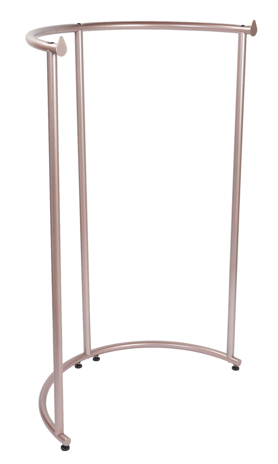 Half Round Clothing Rack Rose Gold Store Supply
