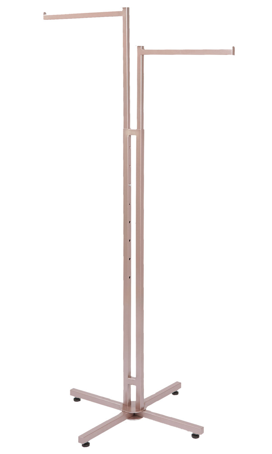 Rose Gold 2Way Clothing Rack Straight Arms Store Supply