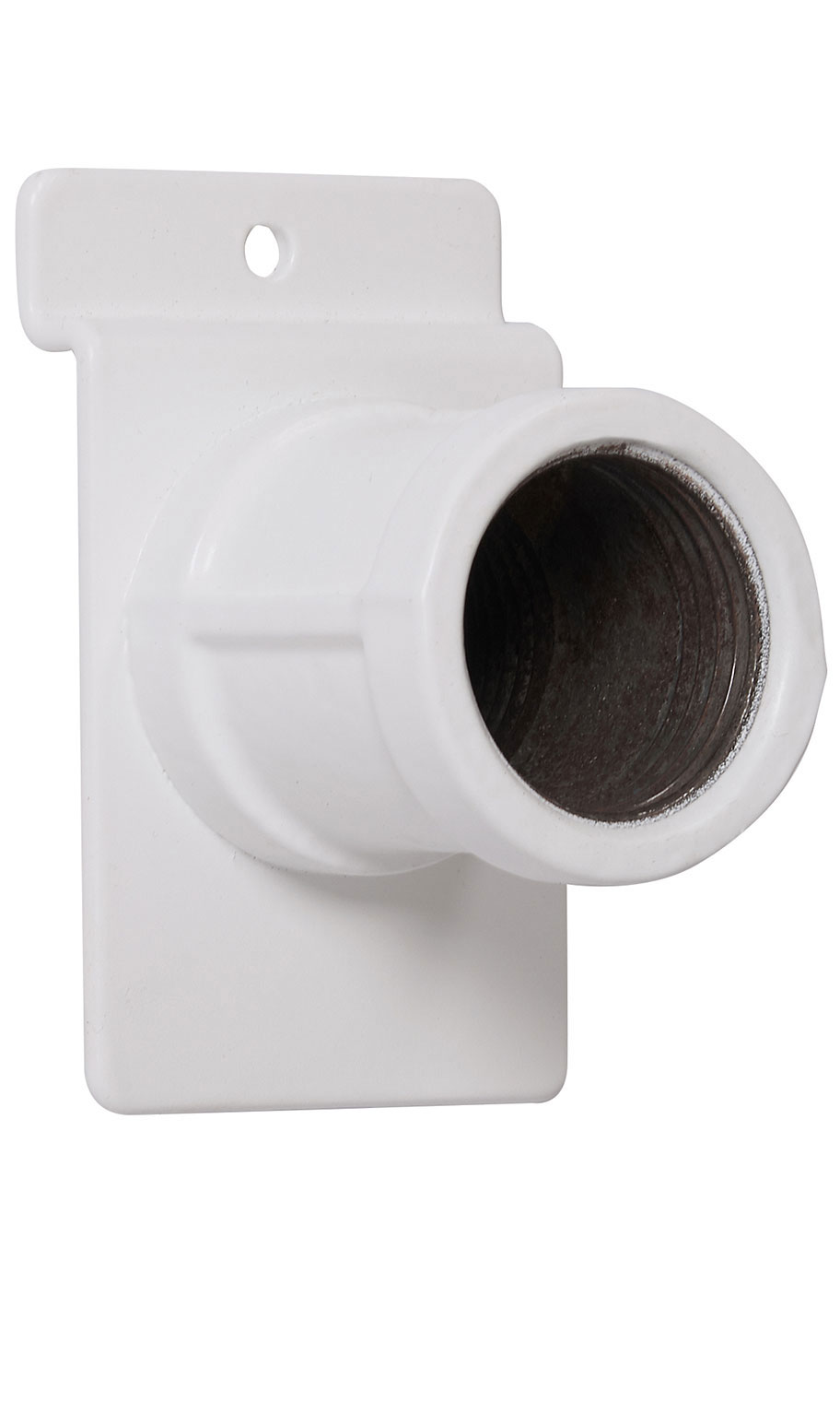 Boutique White Pipe Slatwall Bracket Store Supply Warehouse