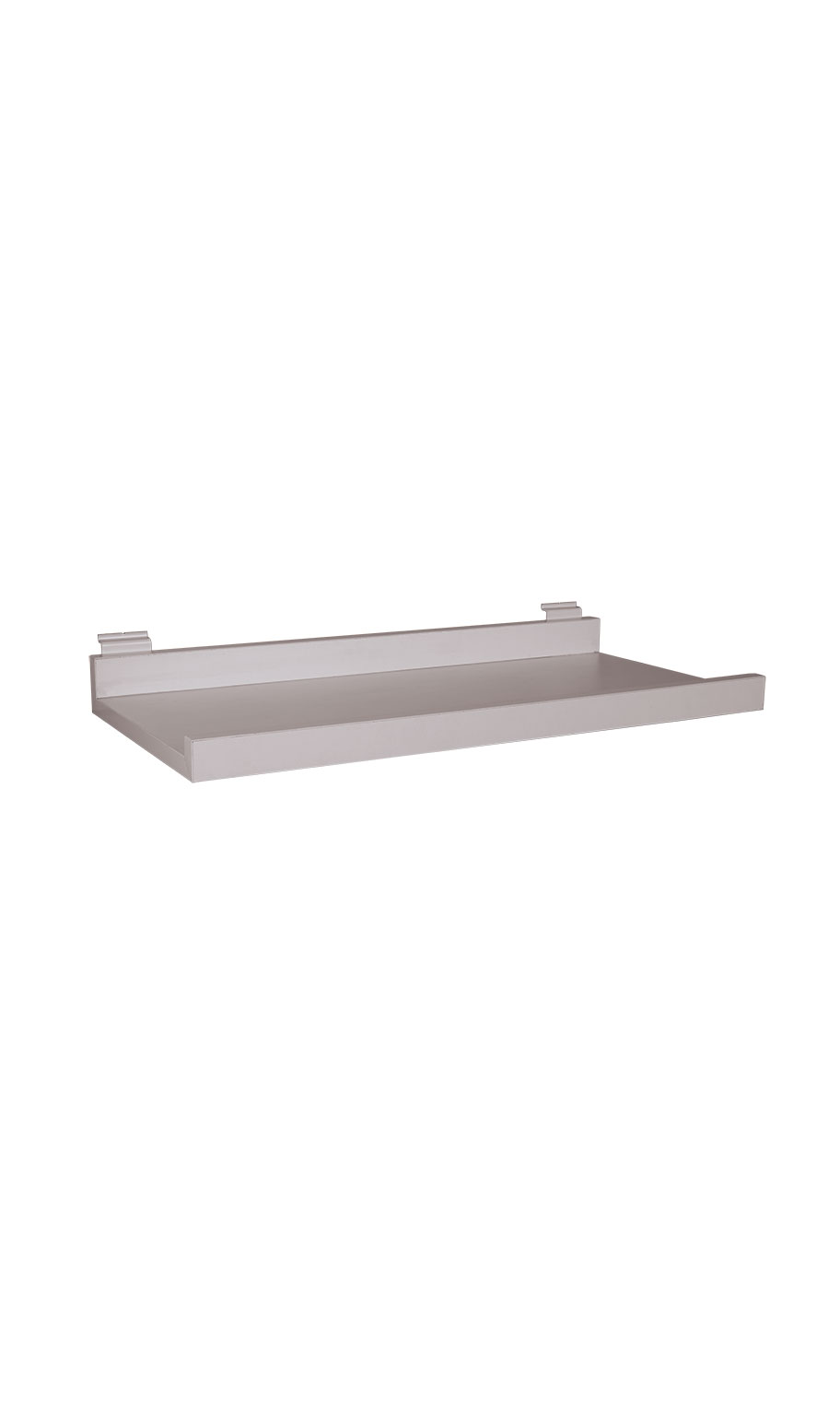 White Melamine Slatwall Shelf Kit Store Supply Warehouse