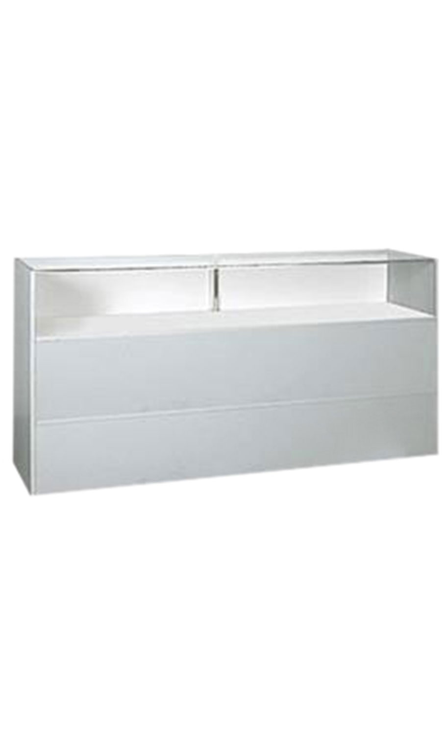 6' Gray Jewelry Display Case - Fully Assembled | Store Supply