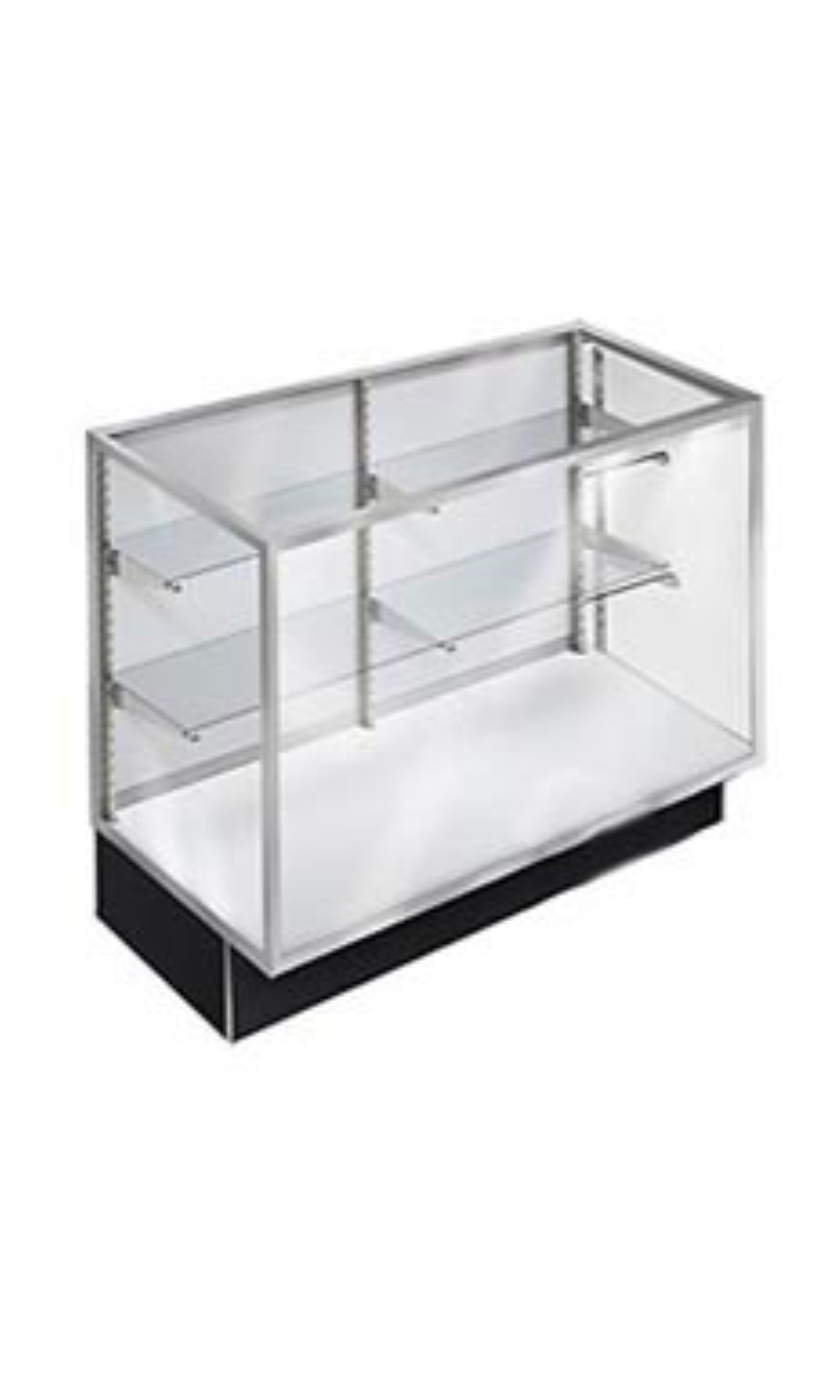 48" Extra Vision Black Display Case FA Lights Store Supply