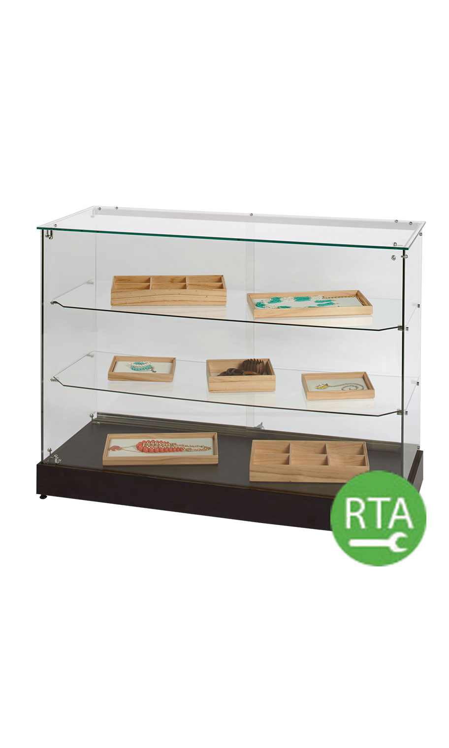 48 inch Infinity Extra Vision Display Case 48"W x 36"H x 18 1/4"D