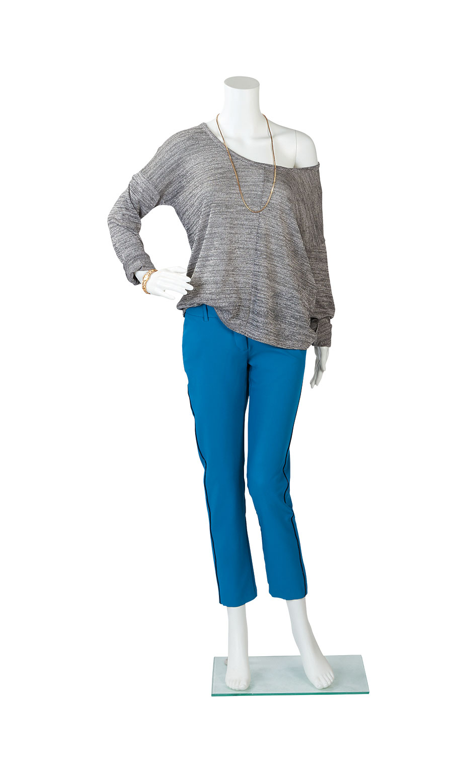 Plastic Female Posing Mannequin Cameo Form Store Supply Warehouse