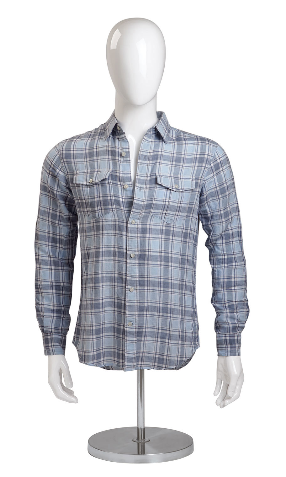 Male Glossy White ½ Body Mannequin Store Supply Warehouse