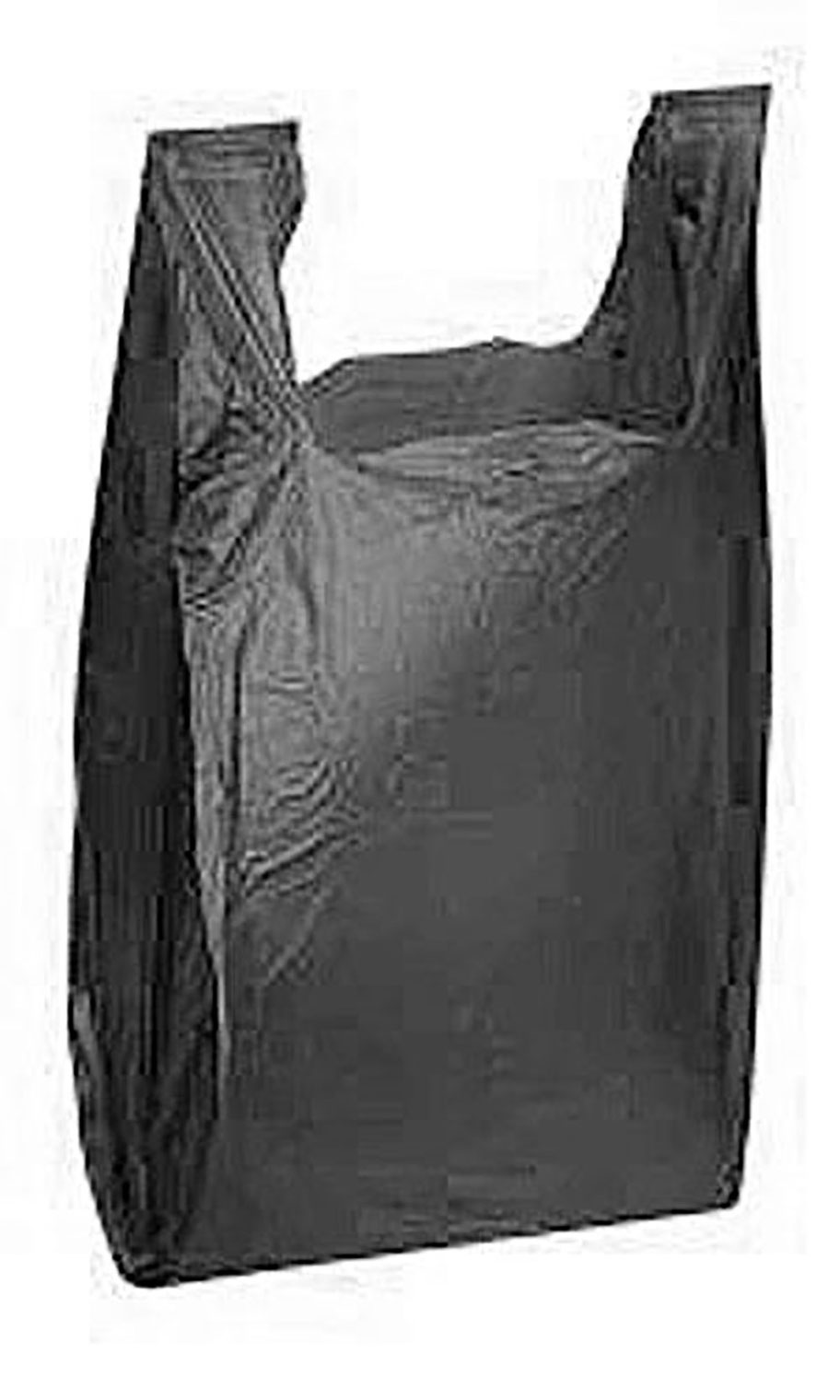 Black Plastic Bags with Handles Store Supply Warehouse