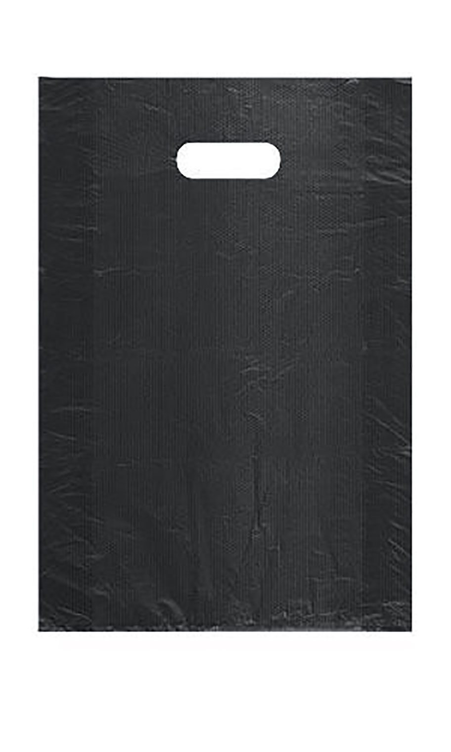 Medium Wholesale Black HighDensity Plastic Merchandise Bags SSW