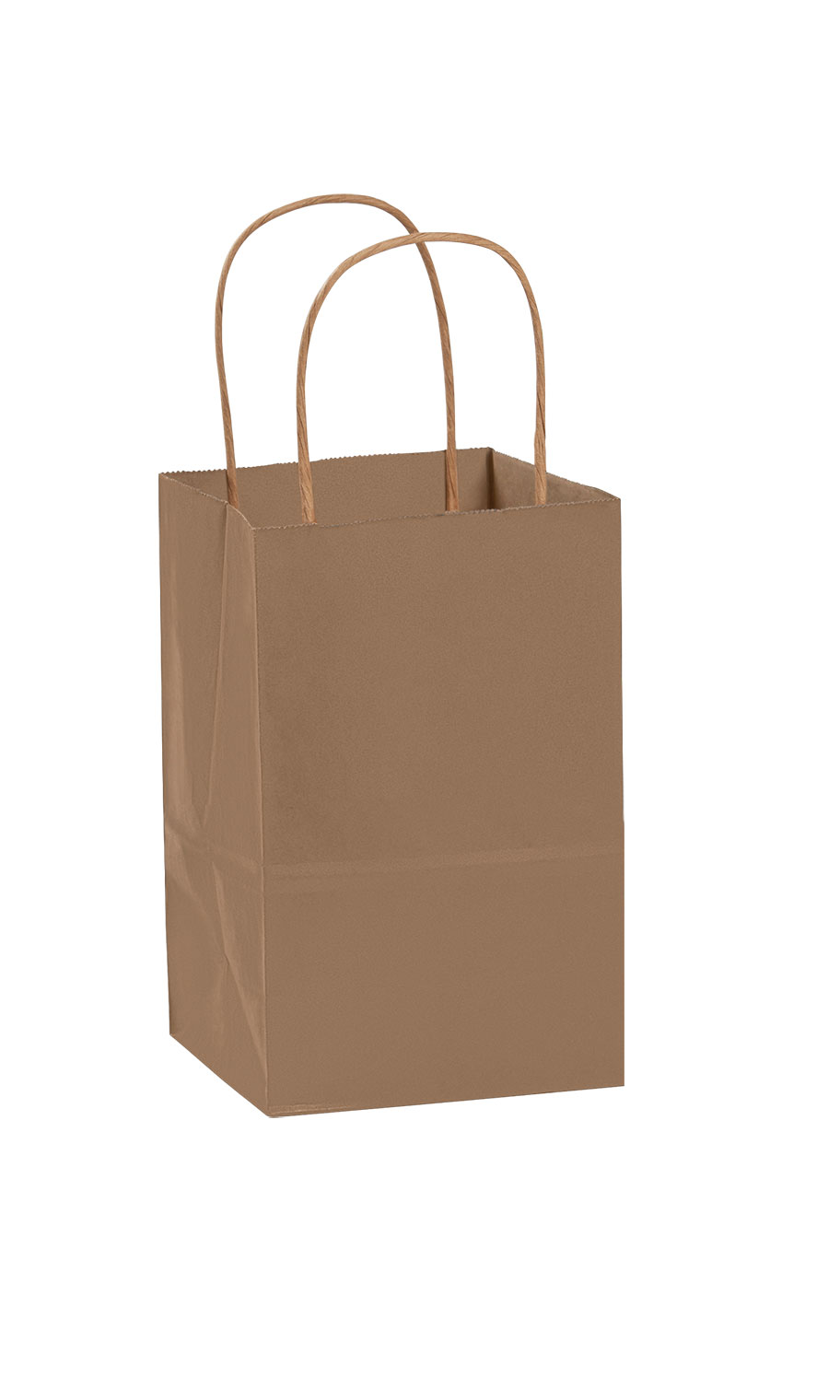 Natural Kraft Paper Shopping Bags 5 x 3 x 8 Store Supply
