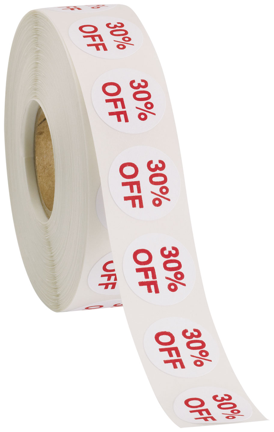 30 Percent Off SelfAdhesive Discount Labels 3/4" Diameter SSW